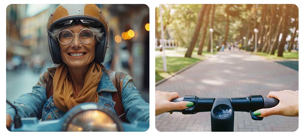 Helmet camera for everday urban travel